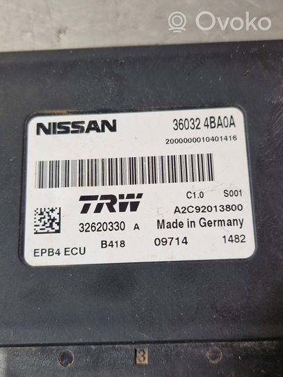 Nissan X-Trail T32 Hand brake control module 360324BA0A