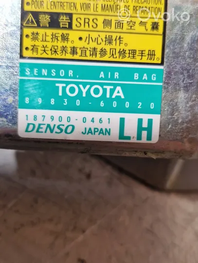 Toyota Land Cruiser (J120) Capteur de collision / impact de déploiement d'airbag 8983060020