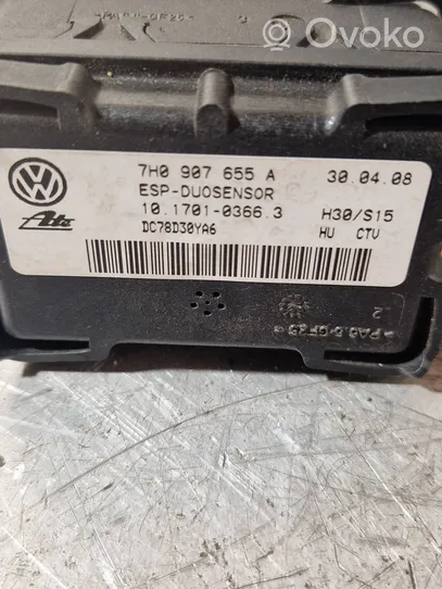 Audi A3 S3 8P ESP acceleration yaw rate sensor 7H0907655A