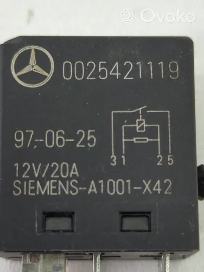Mercedes-Benz E W210 Inne przekaźniki 0025421119
