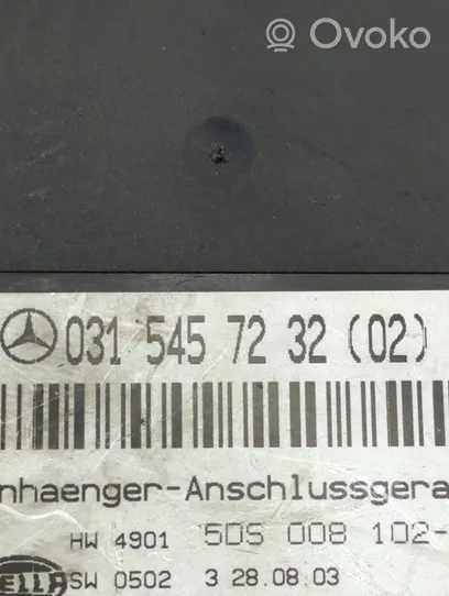 Mercedes-Benz C W203 Module de contrôle crochet de remorque 0315457232
