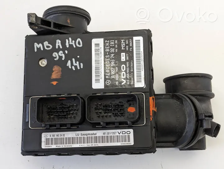 Mercedes-Benz A W168 Sterownik / Moduł ECU A1661402400