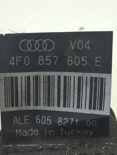Audi A6 S6 C6 4F Aizmugurējā drošības josta 4F0857805E