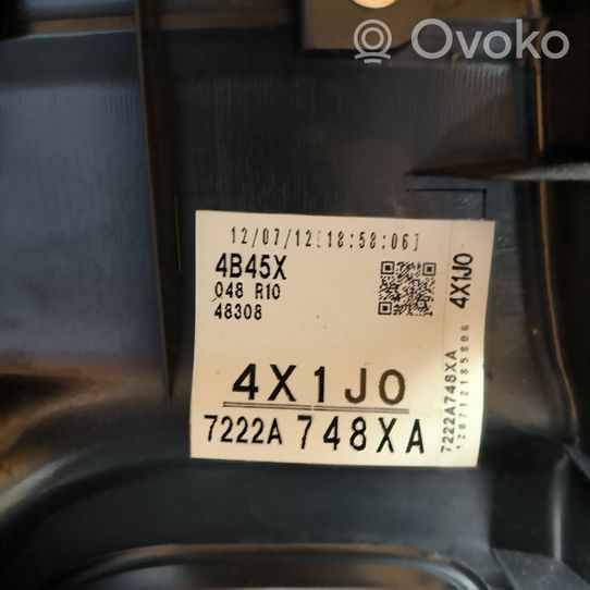 Mitsubishi Outlander Garniture panneau de porte arrière 7222A748XA