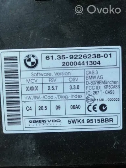 BMW 1 F20 F21 Centralina/modulo immobilizzatore 61359226238