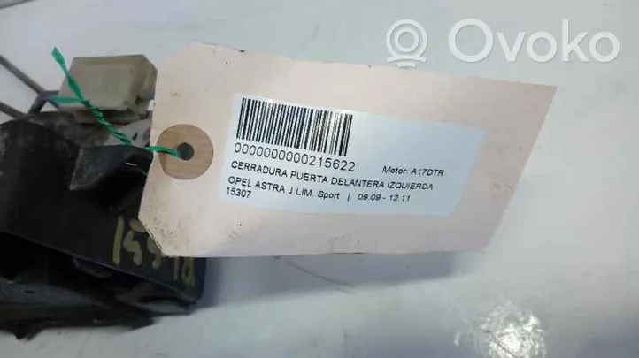 Opel Astra J Serratura portiera anteriore 13579522