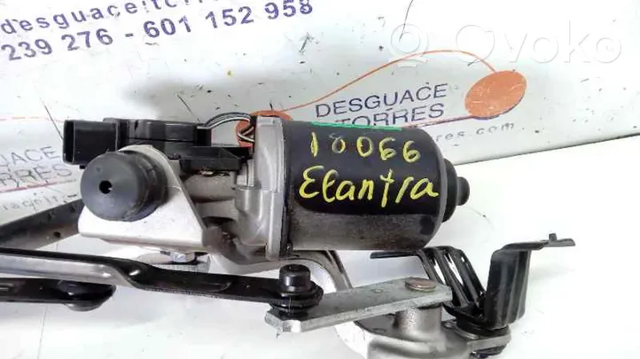 Hyundai Elantra Motor y varillaje del limpiaparabrisas delantero 98100-3X000