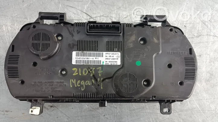 Renault Megane IV Compteur de vitesse tableau de bord P248105618R