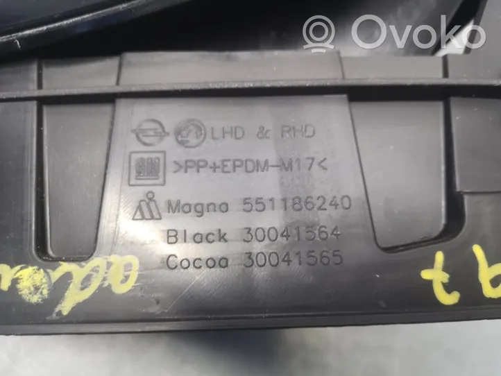 Opel Adam Copertura della leva del freno a mano (tessuto in pelle) 551186240