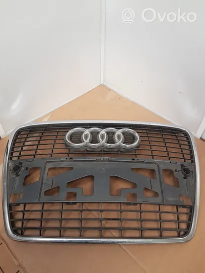 Audi A6 S6 C6 4F Grille calandre supérieure de pare-chocs avant 4FO853651