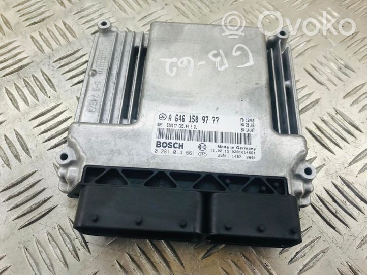 Mercedes-Benz C W203 Calculateur moteur ECU A6461509777