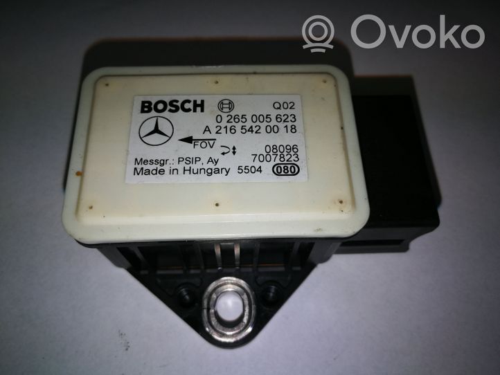 Mercedes-Benz B W245 Czujnik przyspieszenia A2165420018