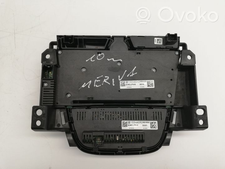 Opel Meriva B Przełącznik / Włącznik nawiewu dmuchawy 13346043