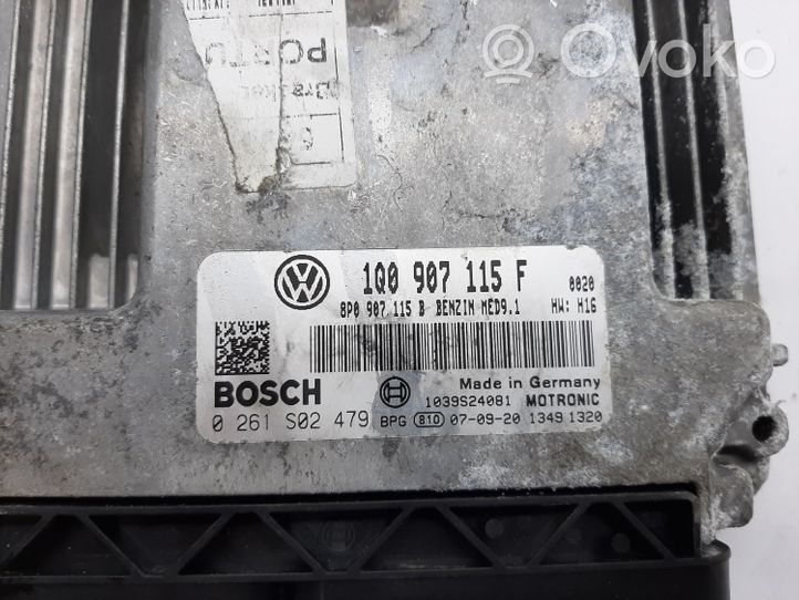 Volkswagen Eos Sterownik / Moduł ECU 1Q0907115F