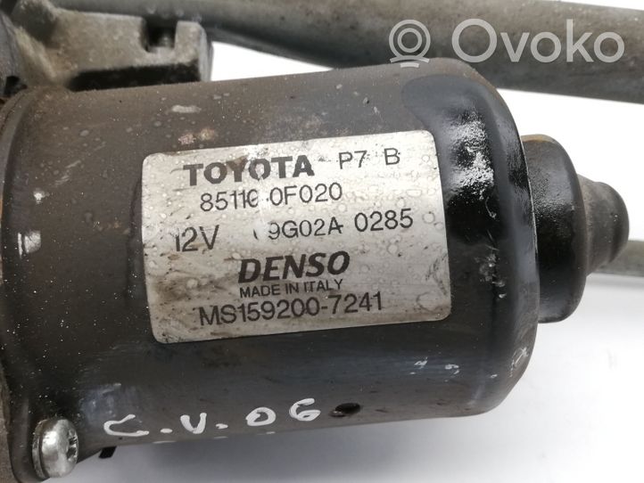 Toyota Corolla Verso E121 Stikla tīrītāja mehānisms komplekts 851100F020
