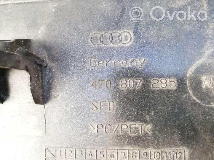 Audi A6 S6 C6 4F Kennzeichenhalterung 4F0807285