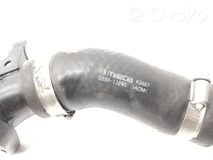 Mazda CX-3 Tube d'admission de tuyau de refroidisseur intermédiaire S55013241