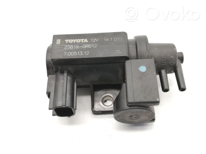 Toyota Avensis T270 Brake central valve 258190R012