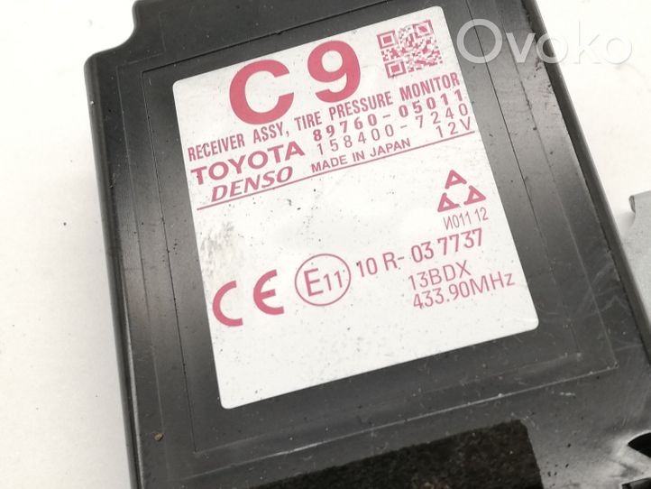 Toyota Avensis T270 Steuergerät Reifendruckkontrolle RDK 8976005011