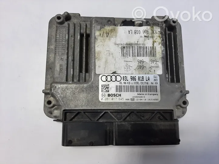 Audi A6 S6 C7 4G Calculateur moteur ECU 03L906018LA