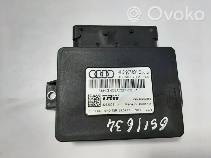 Audi A6 S6 C7 4G Centralina/modulo EMF freno posteriore 4H0907801E