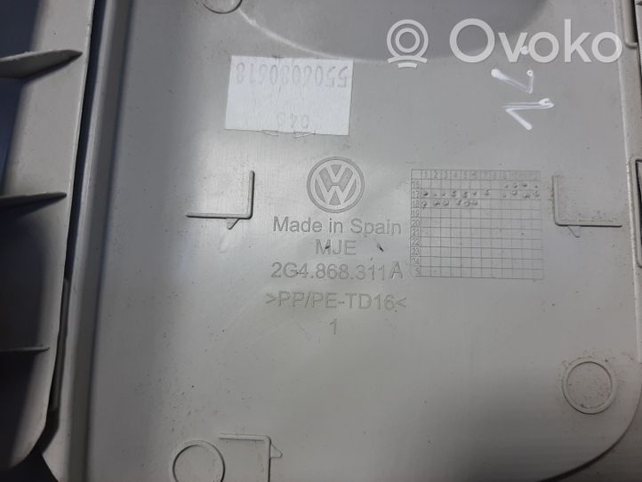 Volkswagen Polo VI AW Osłona górna słupka / B 2G4867243