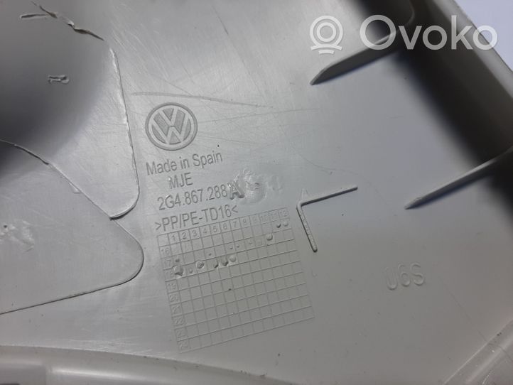 Volkswagen Polo VI AW (B) Revêtement de pilier (haut) 2G4867288A