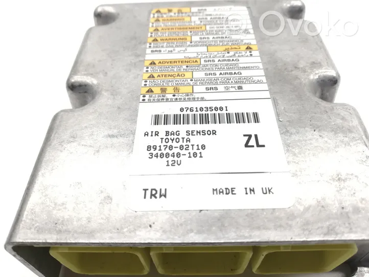 Toyota Corolla E210 E21 Module de contrôle airbag 8917002T10