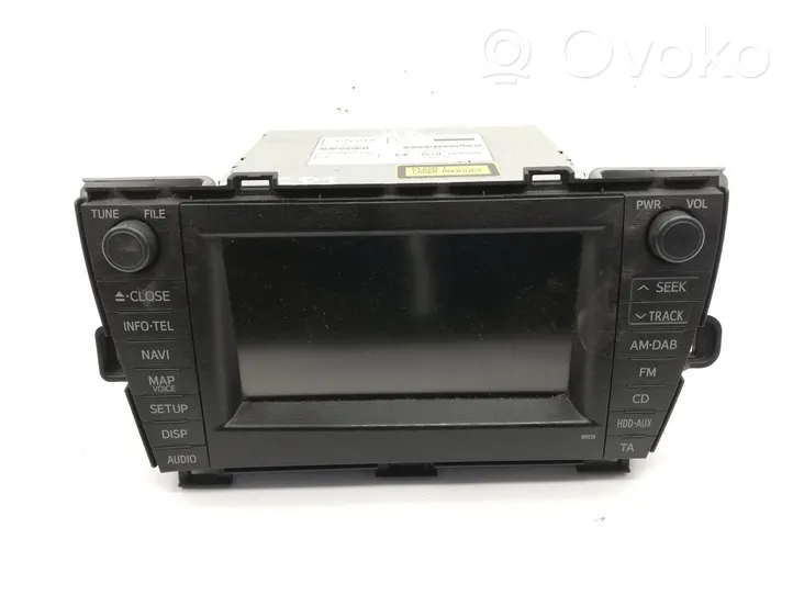 Toyota Prius (XW30) Monitor / wyświetlacz / ekran 8612047410