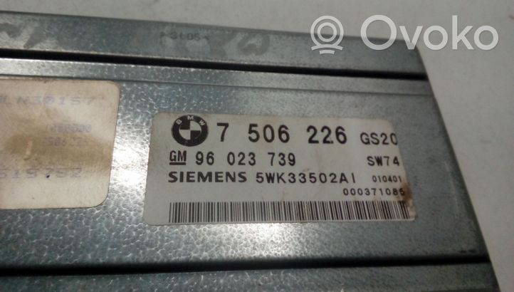 BMW X5 E53 Module de contrôle de boîte de vitesses ECU 7506226