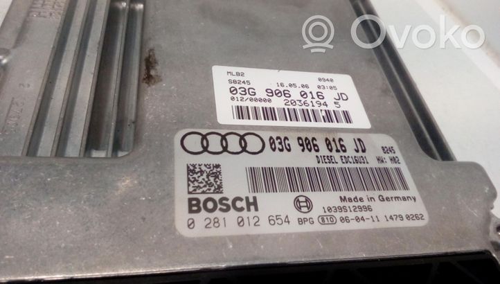 Audi A4 S4 B7 8E 8H Sterownik / Moduł ECU 03G906016JD