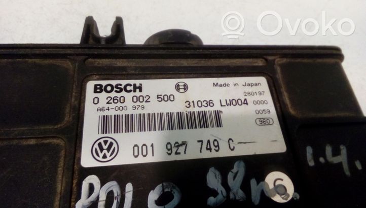 Volkswagen Polo III 6N 6N2 6NF Gearbox control unit/module 0260002500