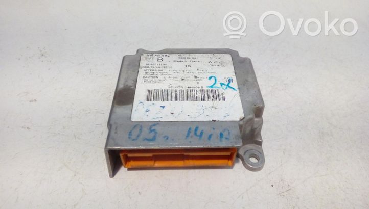 Peugeot 307 Module de contrôle airbag 9652712180