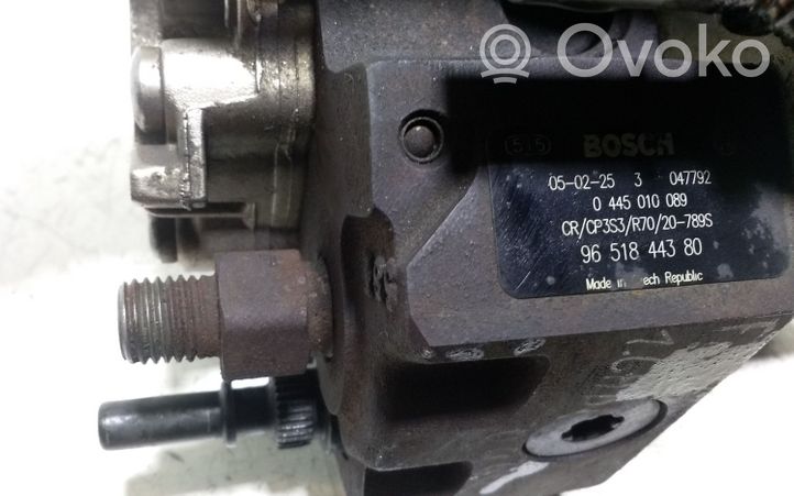 Ford Focus Pompa ad alta pressione dell’impianto di iniezione 0445010089