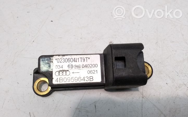 Audi A4 S4 B5 8D Sensore d’urto/d'impatto apertura airbag 4B0959643B