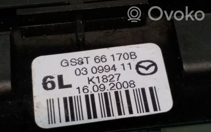Mazda 6 Interruttore di regolazione livello altezza dei fari GS8T66170B