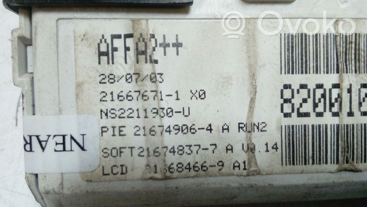 Nissan Interstar Monitor / wyświetlacz / ekran 216676711