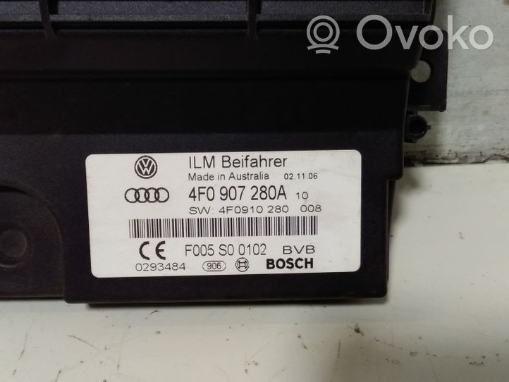 Audi A6 Allroad C6 Tehonhallinnan ohjainlaite 4F0907280A