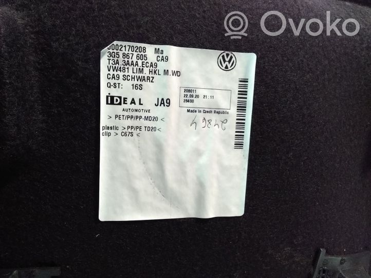 Volkswagen PASSAT B8 Apdaila bagažinės dangčio (komplektas) 3G5867605