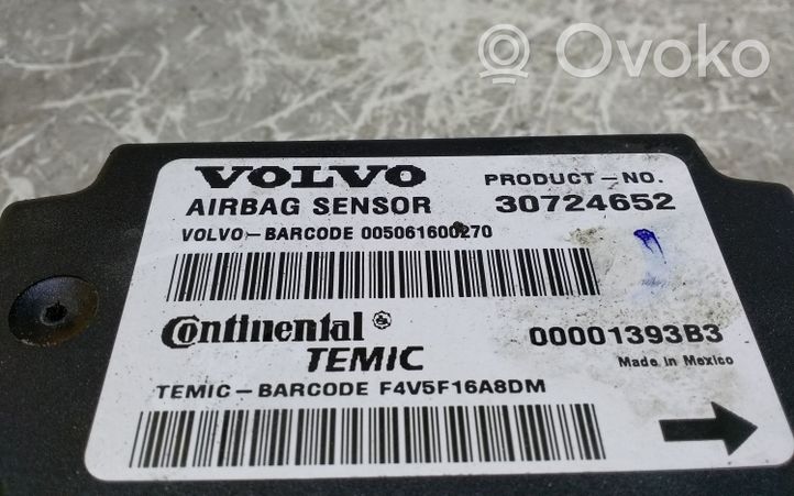 Volvo V50 Centralina/modulo airbag 30724652