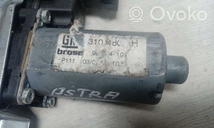 Opel Astra H Elektryczny podnośnik szyby drzwi przednich 13101480LH