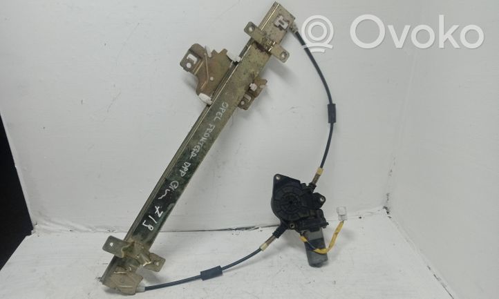 Opel Frontera B Front door window regulator with motor 91157978