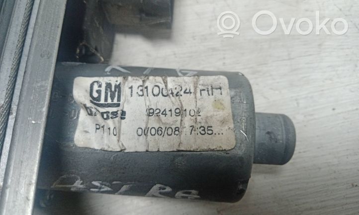 Opel Astra H Elektryczny podnośnik szyby drzwi tylnych 13100424RH