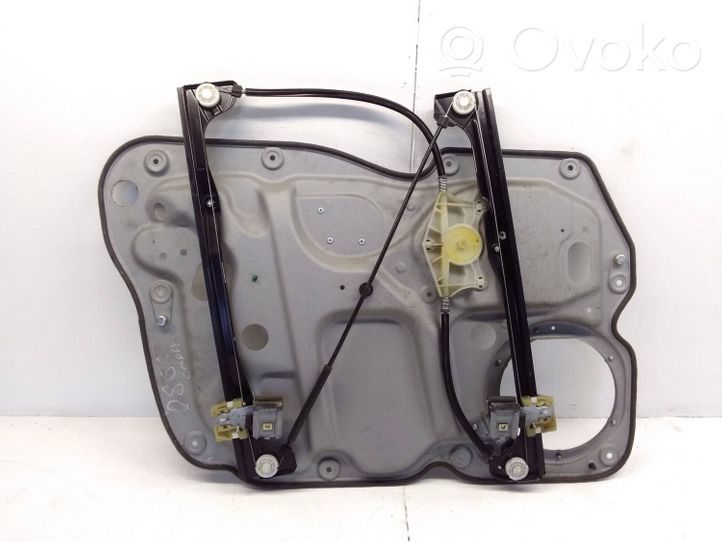 Volkswagen Caddy Front door window regulator with motor 1T0959702