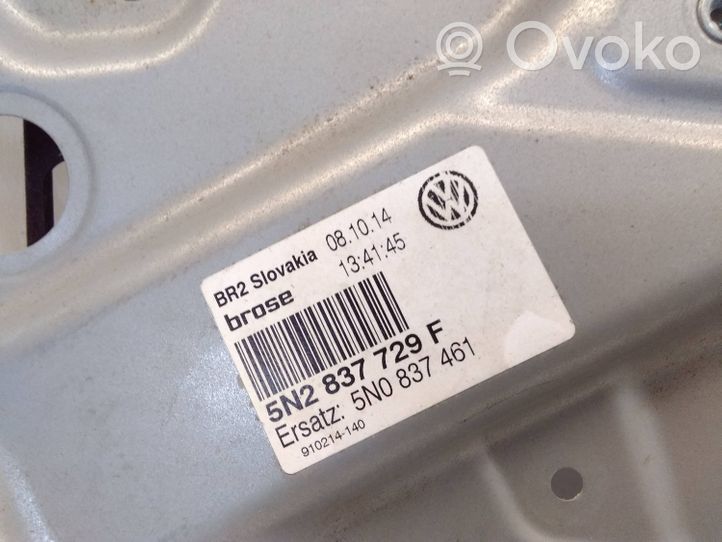 Volkswagen Tiguan Elektryczny podnośnik szyby drzwi przednich 5N0959702F