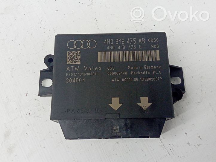 Audi A6 Allroad C7 Unité de commande, module PDC aide au stationnement 4H0919475AB