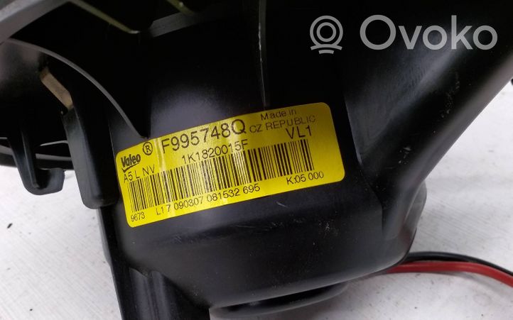 Audi A3 S3 A3 Sportback 8P Ventola riscaldamento/ventilatore abitacolo 1K1820015F