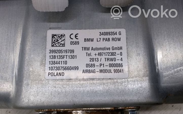 BMW 3 F30 F35 F31 Airbag de passager 39920519709