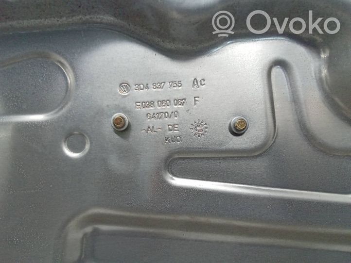 Volkswagen Phaeton Elektryczny podnośnik szyby drzwi przednich 3D4837755AC