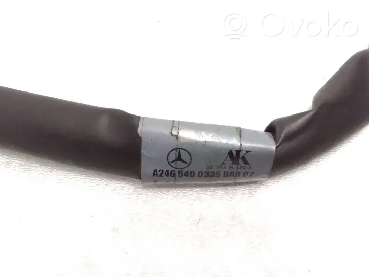 Mercedes-Benz B W246 W242 Câble négatif masse batterie A2465400335